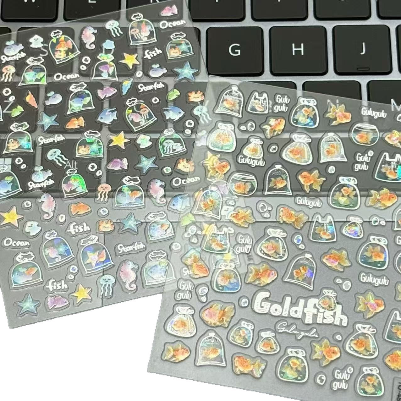 超かわいいカートゥーンネイルステッカー